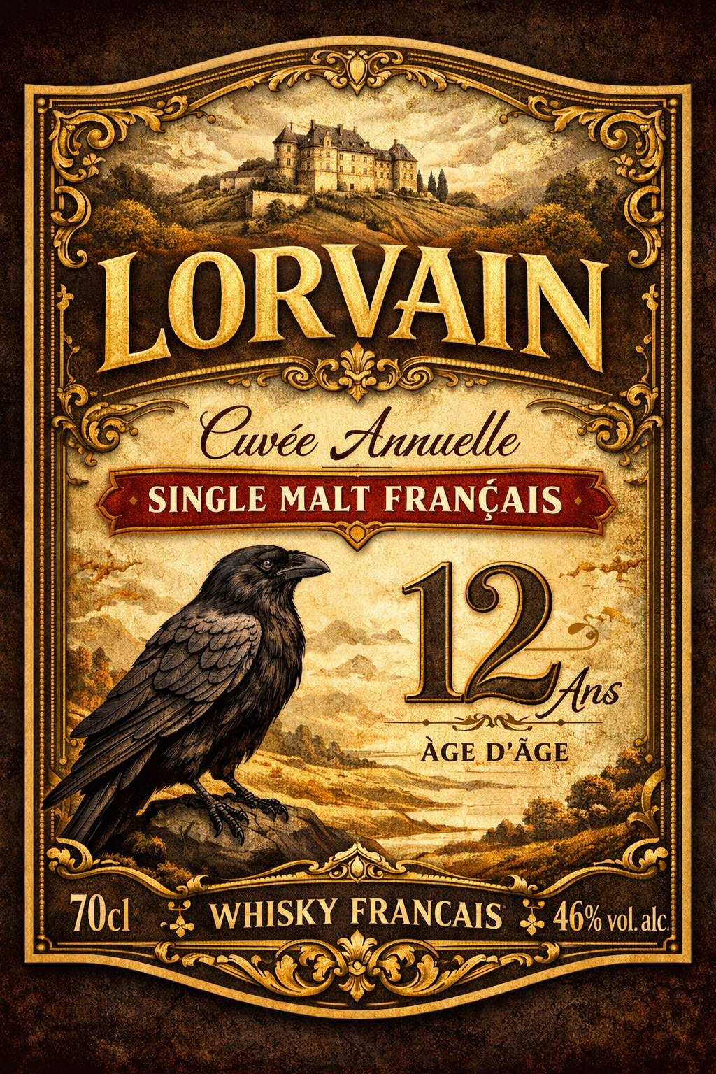 Lorvain - Whisky Français Single Malt 12 ans Édition Annuelle